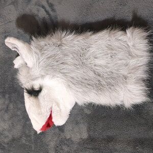 Alpaca Hand Stage Puppet White by Monkey Merchant